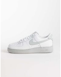 Nike - Air Force 1 '07 Ess Trainers And Grey - Lyst
