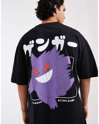 ASOS - Oversized Tee With Gengar Pokemon Print - Lyst