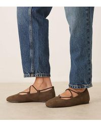 ASOS - Wide Fit Lagos Elasticated Ballets - Lyst