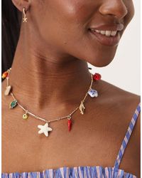 ASOS - Ketting Met Veelkleurige Hangertjes - Lyst