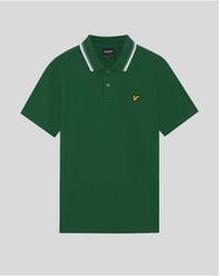 Lyle & Scott - Ss Polo Shirts Track Tipped Polo Shirt - Lyst