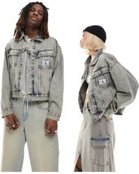 Calvin Klein - Unisex Boxy Denim Jacket - Lyst