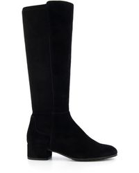 Dune - Tayla Suede Knee High Boots - Lyst