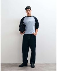 ASOS - Boxy Oversized Raglan Long Sleeve Top - Lyst