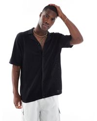Jack & Jones - Oversized Button Through Knitted Polo - Lyst