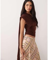ASOS - Stretch Chiffon Scarf Top - Lyst