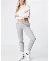 Nike Essential Regular Fit Fleece Sweatpants - Gray