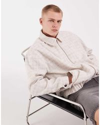 ASOS - Geruit Harrington Jack Met Textuur - Lyst