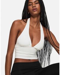 Bershka - – neckholder-oberteil - Lyst
