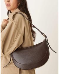 Mango - Classic Half Moon Shoulder Bag - Lyst