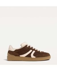 Stradivarius - Leather Trainers - Lyst