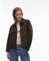 ARKET - Double Layer Wool Jacket With Button Front And Front Pockets - Lyst