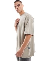 Bershka - Boxy Oversized Cotton T-Shirt - Lyst