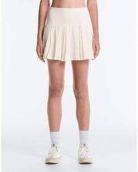 Oysho - Pleated High-rise Seamless Short Skirt - Lyst