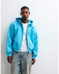 Collusion - Boxy Zip Through Heavyweight Hoodie - Lyst