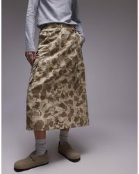 Carhartt - Irwin - jupe à imprimé camouflage - Lyst