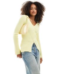 ASOS - Longline Collared Cardigan - Lyst