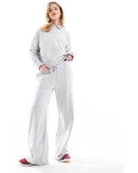 Stradivarius - Joggingbroek Met Wijde Pijpen - Lyst