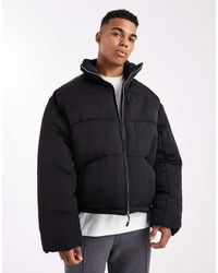 ASOS - Oversized Gewatteerd Jacket - Lyst