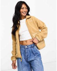 The North Face - Chaqueta Y Color Piedra Acolchada Con Cremallera De Felpa Royal Arch De - Neutro - Lyst