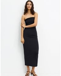 Pull&Bear - – trägerloses midikleid - Lyst