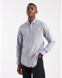 Threadbare - Long Sleeve Oxford Shirt - Lyst