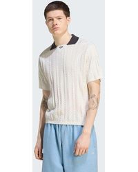 adidas Originals - Cable Knit Football Jersey - Lyst