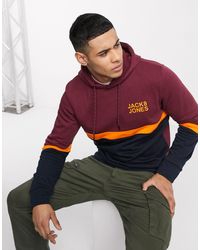 ellesse mazarino colour block overhead hoodie