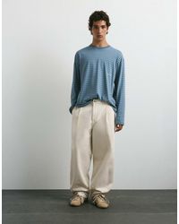 Pull&Bear - Baggy-hose mit abnähern - Lyst
