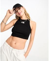 The North Face - Centre Logo Cropped Tank - Lyst