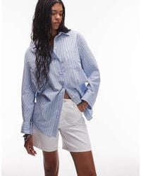 ASOS - Poplin Oversized Shirt - Lyst