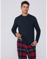 Tezenis - Long-Sleeved Plush Viscose Top - Lyst