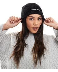 Tommy Hilfiger - Bonnet duveteux - Lyst