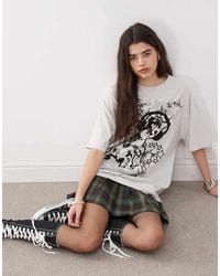 Minga - London Cat Graphic Oversized T-shirt - Lyst