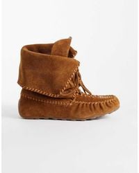 Free People - Misty Moccasin Boots - Lyst