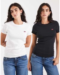 Levi's - Essential 2-pack Logo T-shirts - Lyst