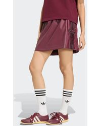 adidas Originals - Pleather Adibreak Skirt - Lyst
