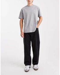 Jack & Jones - Vaqueros Negros Holgados Con Lavado Ácido Alex De - Lyst