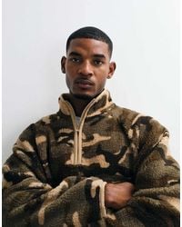 Collusion - Borg Fleece Track Top - Lyst