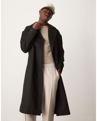 New Look - – zweireihiger mantel - Lyst