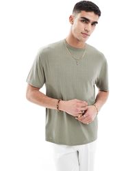 ASOS - – geripptes relaxed fit t-shirt - Lyst