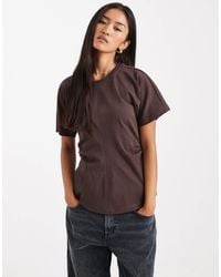 ONLY - Ruched Detail Top - Lyst