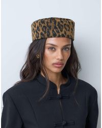 ASOS - Cappello Pillbox Con Stampa Leopardata - Lyst