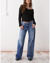 Monki - – imoo – weit geschnittene jeans - Lyst