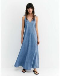 Pull&Bear - – langes jeanskleid - Lyst
