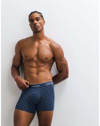 Calvin Klein - Icon Cotton Stretch Trunks With Emblem Print - Lyst