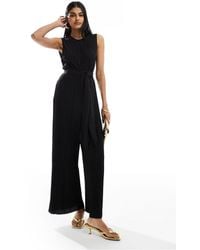 & Other Stories - Wide Leg Stretch Jumpsuit With Side Tie Detail - Lyst