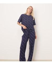 ASOS - Asos Design Tall Mix & Match Cotton Pyjama Trouser - Lyst