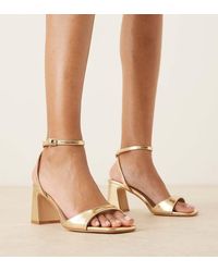 Raid Wide Fit - Cora Block Heeled Sandals - Lyst