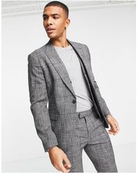 topman grey blazer
